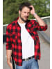 Brandit Hemd "Check Shirt Long Sleeve" in Rot