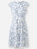 Heine Jersey-Kleid in ecru-eisblau-bedruckt