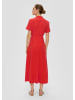 s.Oliver BLACK LABEL Kleid lang in Rot