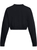 Under Armour Longsleeve "Ua Rival Terry Os Crop Crw" in Schwarz