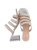 Ital-Design High-Heel Sandalette in Silber