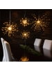 MARELIDA LED Stern Feuerwerk Tischleuchte H: 50cm in silber