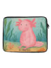 Mr. & Mrs. Panda Laptoptasche Axolotl Niedlich Design ohne Spruch in Weiß