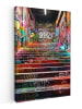 MuchoWow Leinwand Bilder Bunte Treppe