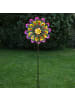 MARELIDA XXL Doppel Windrad bunt Windspiel H: 1,83cm in bunt