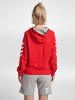 Hummel Reißverschluss Kapuzenpullover Hmlgo Damen in TRUE RED