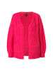 Ulla Popken Strickjacke in hibiskus-pink