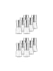 Ritzenhoff & Breker 12er Set Gewürzmühlenset Basic transparent-silber in transparent-silber