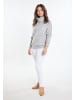 Albee Women Strickpullover in Hellgrau Melange
