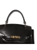 Toscanto Toscanto Handtasche Leder schwarz ca. 25cm