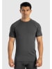 SMILODOX T-Shirt Zeyn in Anthrazit