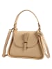 Florence Florence Schultertasche Leder beige, camel ca. 26cm