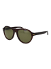 Serengeti Männer Sonnenbrille Rund Braun