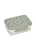 Lässig Lässig Brotdose Kinder - Edelstahl Lunchbox, Happy Prints light olive