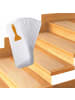 relaxdays 15 x Stufenmatten in Transparent - 60 x 15 cm