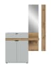 ebuy24 Garderobenmöbel Naro (3-teilig) Grau 148 x 37 cm
