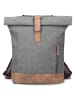 Zwei Olli O24 - Rucksack 37/50 cm in stone