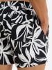 Marc O'Polo Badehose Woven in black/white cotton print