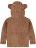 Normani Outdoor Sports Kinder Teddy Jacke „Barvas“ in Braun