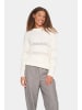 SAINT TROPEZ Strickpullover IngelaSZ Gerade Passform in Ice