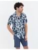Threadbare Hawaiihemd THB Shirt S/Slv Romeo in Midnight Blue