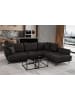 MF Design Lardo Recamiere Rechts in Anthrazit -  (L) 191 x (B) 276 x (H) 90 cm