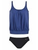 LASCANA Oversize-Tankini in blau