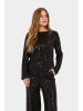 SAINT TROPEZ Langarm-Bluse NeyanaSZ Gerade Passform in Black