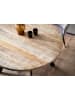 FineBuy Esstisch in Braun / Mango / 120x120x76
