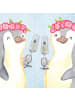 Mr. & Mrs. Panda Sektglas Avocado Glücklich mit Spruch in Transparent