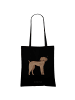 Mr. & Mrs. Panda Shopping Tasche Hund Dogge ohne Spruch in Schwarz