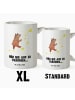Mr. & Mrs. Panda XL Tasse Bär Träume mit Spruch in Weiß