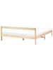 Beliani Doppelbett MADONE in Braun - (W) 165 x (H) 65 x (L) 205 cm