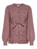 ONLY Strickjacke in Rose Brown