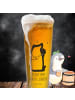 Mr. & Mrs. Panda Graviertes Bierglas Bär Lied mit Spruch in Transparent