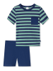 Schiesser Pyjama Boys World Organic Cotton in Grau