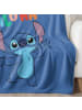 MTOnlinehandel Decke / Fleecedecke "Disney's Lilo & Stitch, Aloha" in Blau	