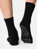 Nur Die  Freizeitsocken Stoppersocke Silikondruck in Schwarz