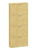 VCM  Holz Schuhregal Schuhschrank Schuhkipper Sulos L in Honig-Eiche