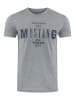 Mustang T-Shirt Print Tee Mustang in Grau