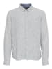 BLEND Langarmhemd BHBOBBY Shirt stripe 20717860 modisches Langarmhemd in Leinenmix-Qualität in Blau