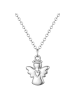 Lulu & Jane Kette Engel aus Messing mit Zirkonia in silber