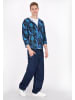 MO Men Jacket in Blue Multicolor