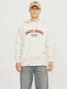 Jack & Jones Kapuzenpullover in Antique White