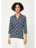 Olsen Bluse Hannah in marine weiß
