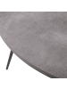 Beliani Esszimmertisch ODEON in Grau/Schwarz - (W) 120 x (H) 76 x (L) 120 cm