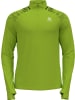 Odlo Midlayer Half Zip Shirt Axalp Ceramiwarm in Giftgrün