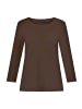 Betty Barclay Basic Shirt mit Rundhalsausschnitt in Light Maroon