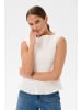 Kaffe Ärmellose Bluse KAbethany Tight fit in Chalk