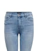 ONLY Carmakoma Curvy Schlaghosen Jeans Plus Size Skinny Denim Flared Pants in Blau